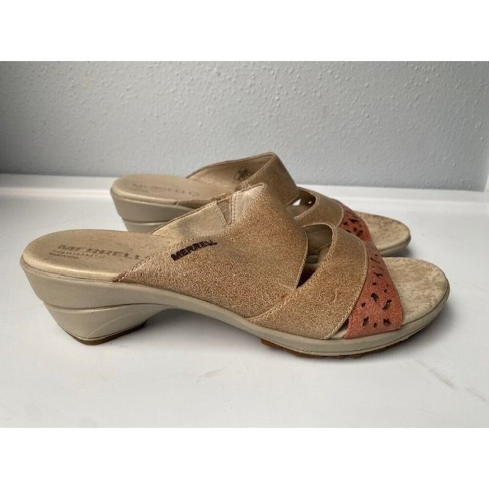 Merrell Women's Sandals Size 10 Slide On Heeled Casual Select Fresh Air Cushion